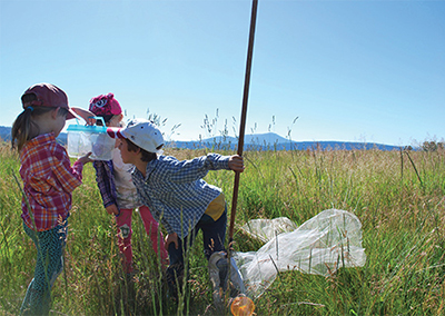 Kids in Nature at the Olsen Barn Meadow