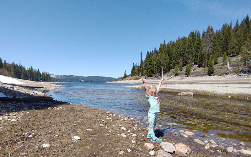 Girl at Bucks Lake